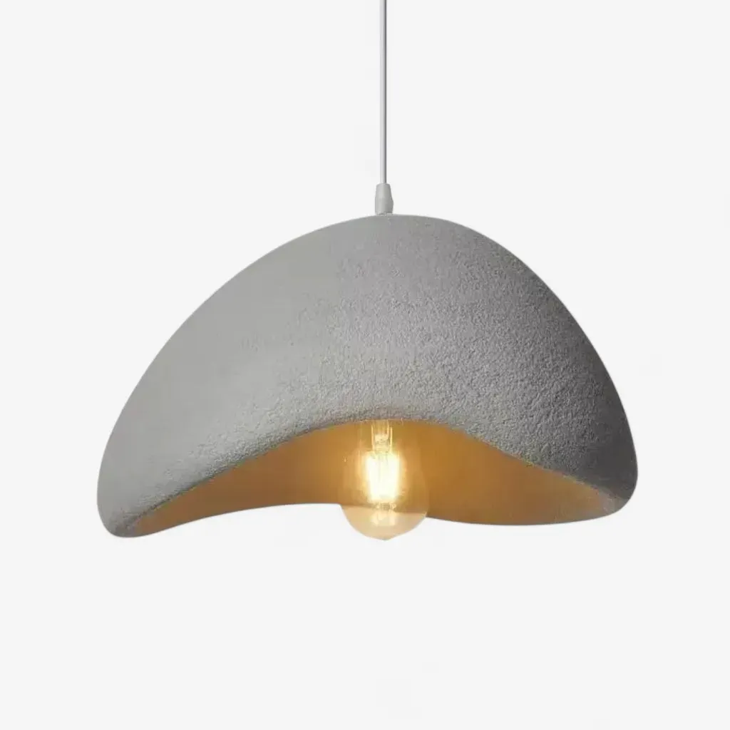 Japanese Wabi Sabi Resin Pendant Light - Image 12
