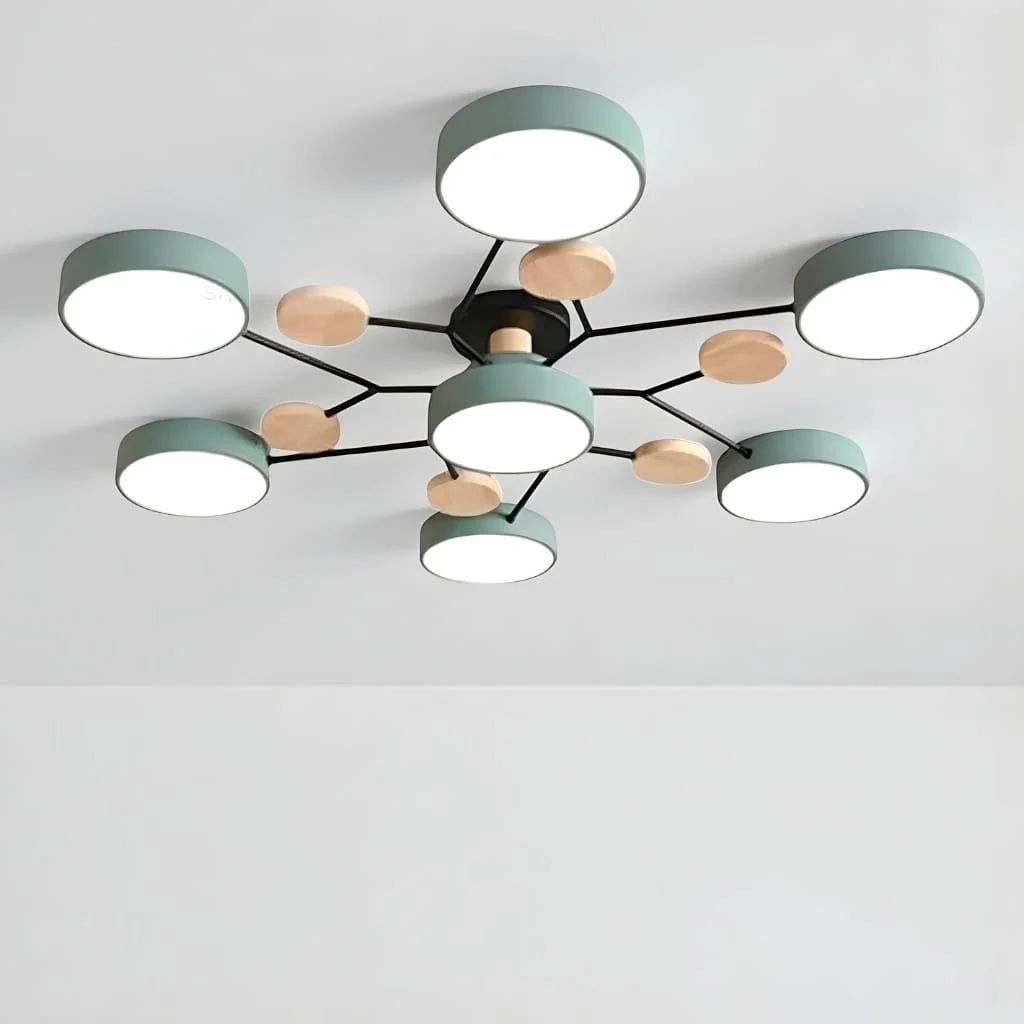 Orbitra Multi Head Circular Living Room Ceiling Light - Image 19