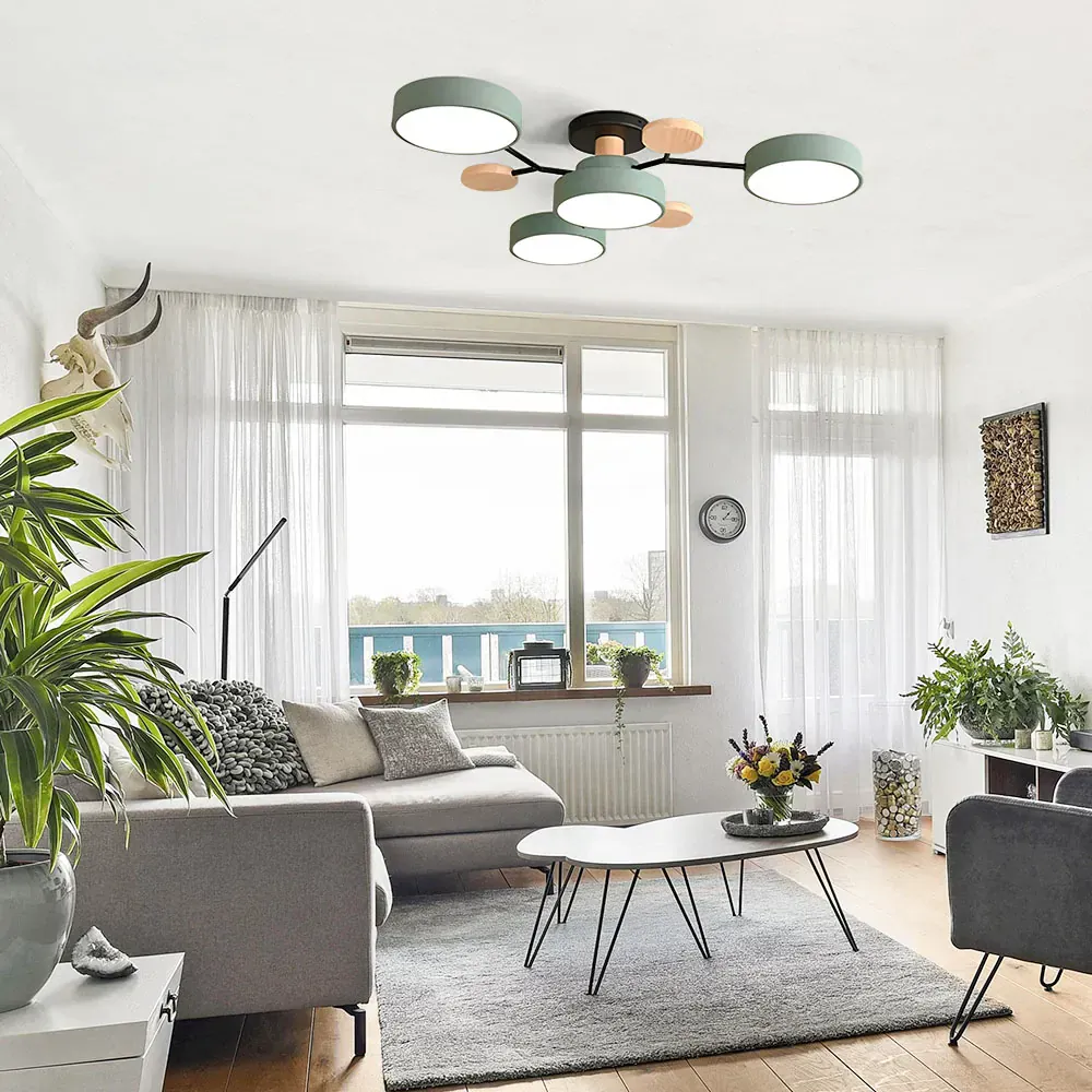 Orbitra Multi Head Circular Living Room Ceiling Light - Image 7
